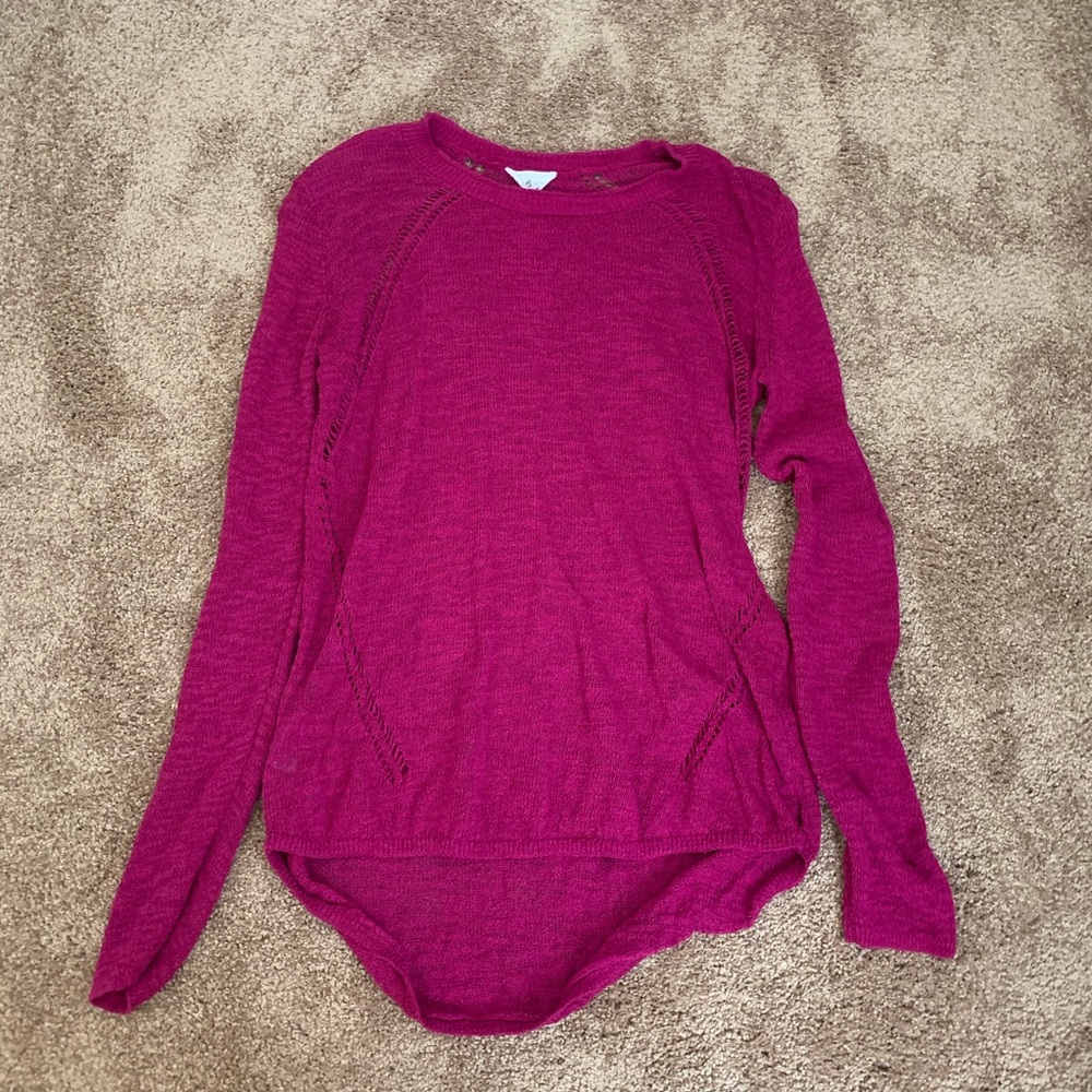 Loft Sweater (Fuchsia)